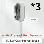 Self Cleaning Hair Brush For Women One-key
