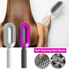 Women’s 3D Self-Cleaning Hair Brush – Scalp Massage Comb to Boost Hair Growth & Reduce Hair Loss