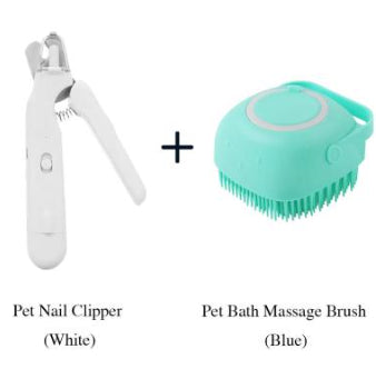 Dog & Cat Nail Clippers – 2‑in‑1 LED Grooming Tool