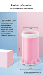 Portable Dog Paw Cleaner Large Silicone Foot‑Washing Cup