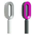 Self Cleaning Hair Brush For Women One-key