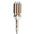 Roll Head Curling Iron Golden Three Rod