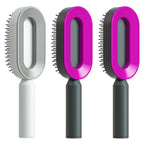 Self Cleaning Hair Brush For Women One-key