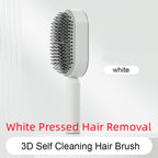 Self Cleaning Hair Brush For Women One-key