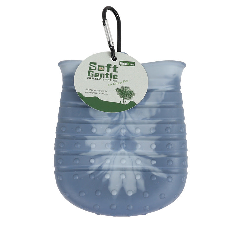 - Pet Paw Cleaning Cup 2‑in‑1 Silicone Dog Foot Washer & Brush