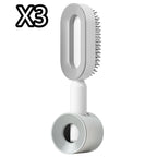Self Cleaning Hair Brush For Women One-key