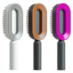 Self Cleaning Hair Brush For Women One-key