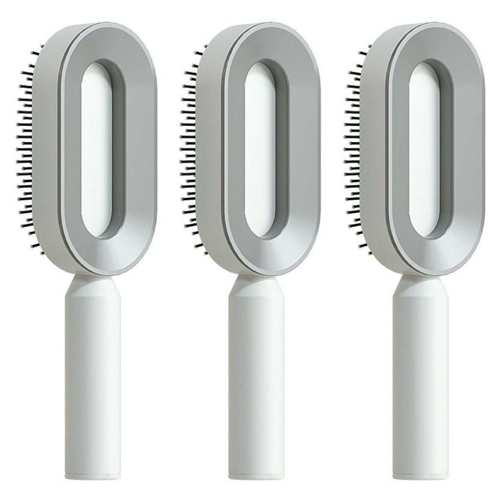 Self Cleaning Hair Brush For Women One-key