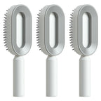 Self Cleaning Hair Brush For Women One-key