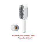 Self Cleaning Hair Brush For Women One-key