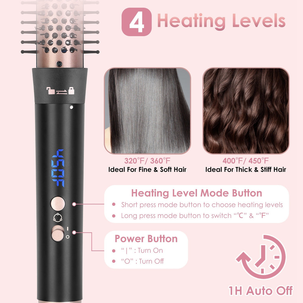 Professional Curling Iron Set – 5 Interchangeable Barrels
