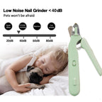 Dog & Cat Nail Clippers – 2‑in‑1 LED Grooming Tool