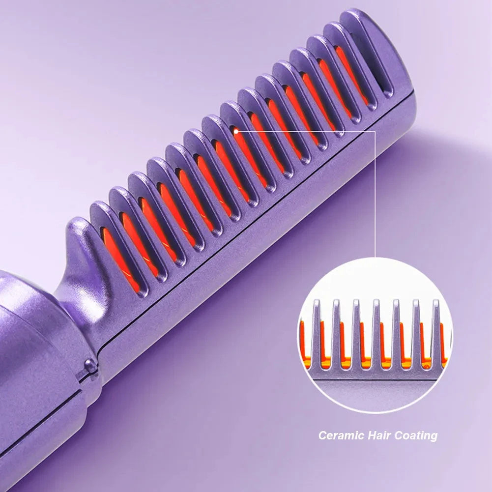 Straightening Curling Brush Hair Styling Tools