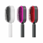 Self Cleaning Hair Brush For Women One-key