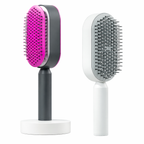 Women’s Self‑Cleaning Hair Brush 3D Scalp Massage Comb