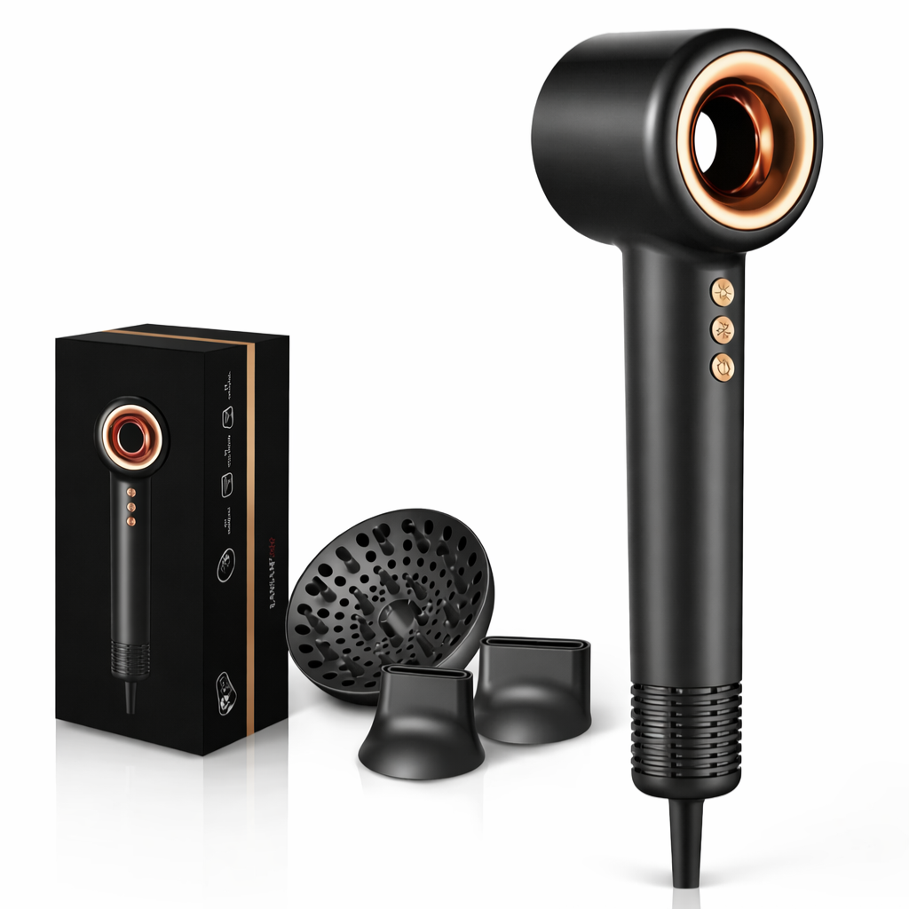 Household High-speed Dry Tubeless Leaf Hair Dryer