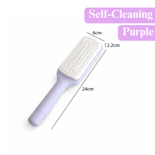 4 In 1 Self Cleaning Hair Brush New Self-Cleaning Anti-Static Massage Comb